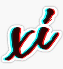 retro 3D - xi Sticker