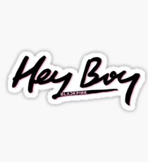Pegatina BLACKPINK-Hey Boy (Versión rosa clara)