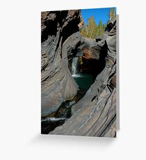 Hammersley Gorge, Karijini Greeting Card