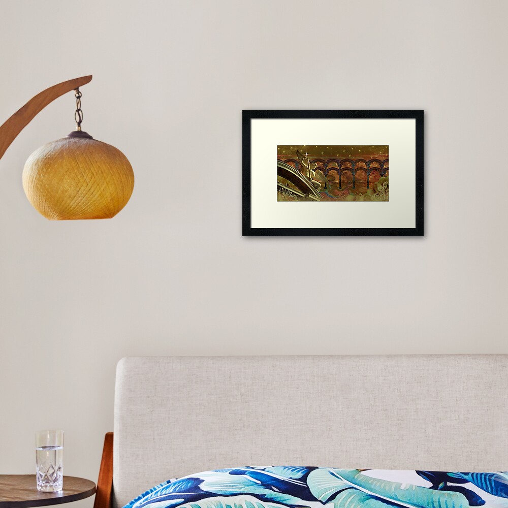 First Star Framed Art Print