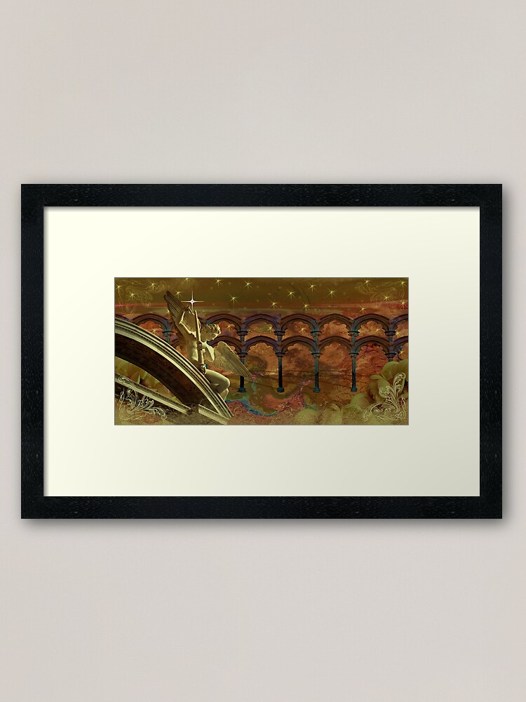 Alternate view of First Star Framed Art Print