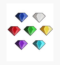 Chaos Emeralds Photographic Print