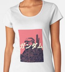 The Gundam Shirt | Mobile Suit RX-78-2 Pink Premium Scoop T-Shirt