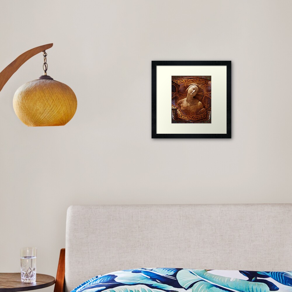 Maiden of the Shield Framed Art Print