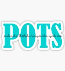 POTS pots Sticker