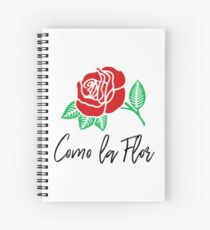 "Como la Flor" Selena Quintanilla Spiral Notebook