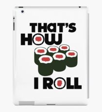 So rolle ich Sushi iPad-Hülle & Klebefolie
