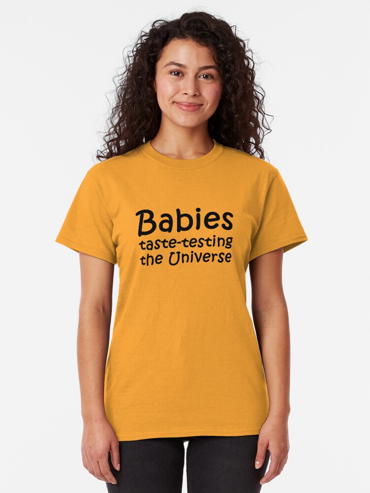 Alternate view of Babies Taste Testing Classic T-Shirt