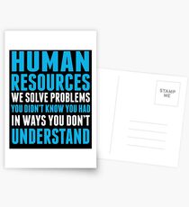 HUMAN RESOURCES Postcards