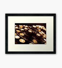 Church Candles Framed Print