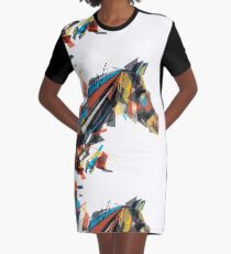 beygir (horse) Graphic T-Shirt Dress