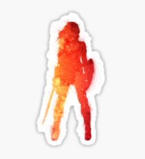 Fire Woman Sticker