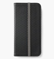 perforierte Textur iPhone Flip-Case/Hülle/Skin
