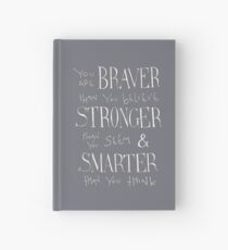 You are Braver Hardcover Journal