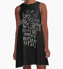So we beat on - The Great Gatsby A-Line Dress