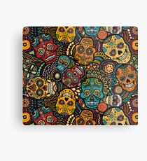 Calaveras Metal Print