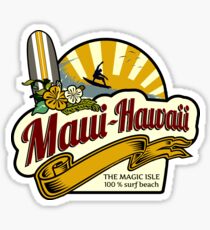 Maui - Hawaii surf sticker Sticker
