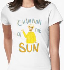 DAYMAN, CHAMPION OF THE SUN Women's Fitted T-Shirt