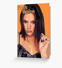 Victoria Beckham - Posh Spice Greeting Card