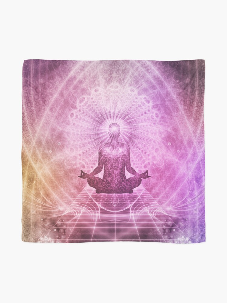 Alternative Ansicht von Geistige Yoga-Meditation Zen Colorful Tuch