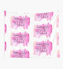 Ohana means family watercolour alternative Tapestry