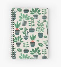 Potted Plants Spiral Notebook