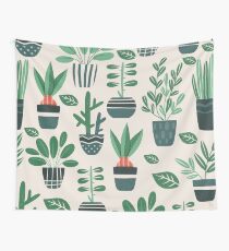Potted Plants Wall Tapestry
