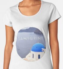 Santorini (Greece) Women's Premium T-Shirt