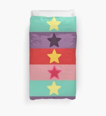 Crystal Gem Stars Duvet Cover