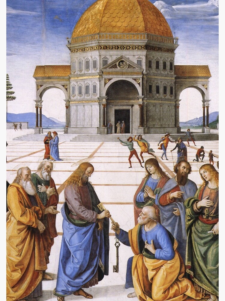 The Delivery of the Keys Painting by Perugino Sistine Chapel by podartist