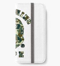 camo bathing ape iPhone Wallet/Case/Skin