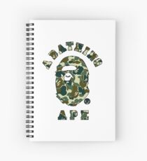 camo bathing ape Spiral Notebook