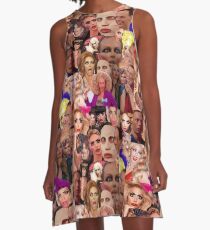 Alyssa Edwards Collage A-Line Dress