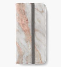 Civezza - rose gold marble iPhone Wallet/Case/Skin