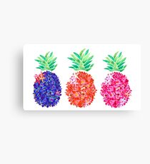 Blumenananas Leinwanddruck