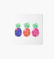 Floral Pineapples Art Board