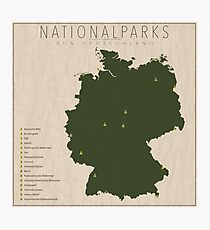 Nationalparks von Deutschland Photographic Print