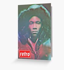 Childish Gambino - Retro Greeting Card