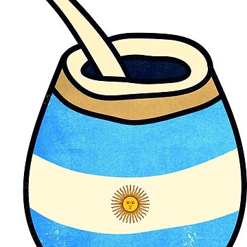 Yerba Mate Argentina flag Photographic Print for Sale by