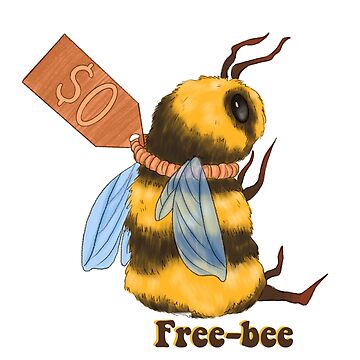 Bees Freebie Free Bee Gift for Bee Lovers - Bee - Sticker