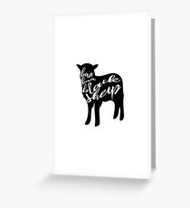 Black Sheep Greeting Card