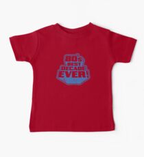 80's Best Decade Ever! Retro Distressed Logo Baby Tee