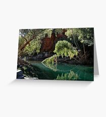 Late afternoon Knox Gorge, Karijini Greeting Card