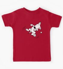 Flying English Bull Terrier Kids Tee