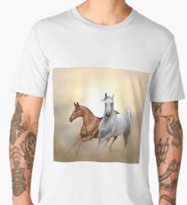 Two purebred horses Men's Premium T-Shirt