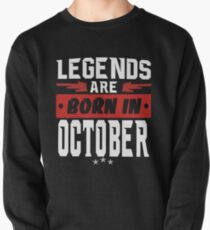Sudadera cerrada LAS LEYENDAS NACEN EN OCTUBRE