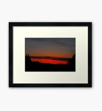 Just up :) Framed Print