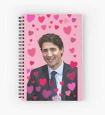 I <Heart> Justin Trudeau Spiral Notebook