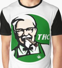 KFC PARODY THC Weed. Graphic T-Shirt