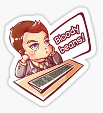Bloody beans! Sticker